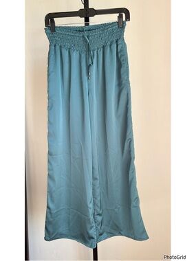 Brochu Walker Gorja Green Wide Leg Pants Small